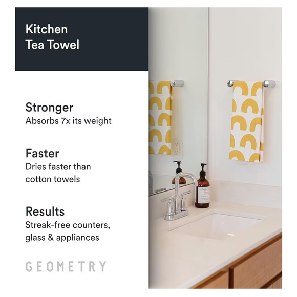 Geometry Kitchen Tea Towel - Picture 5 of 5